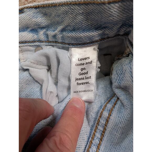 PACSUN Woman's Jeans Button Fly; 29, Longer style; Light Wash, Low rise, Flared - Picture 4 of 14